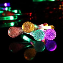 Strings 10/20 LED Christmas Lights String Drop Outdoor Holiday Lighting Garden Room Decor Fairy Year 2022