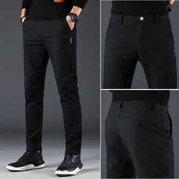Men's Pants 2020 Spring Summer Autumn New Casual Pants Men Cotton Slim Fit Thin Chinos Fashion Trousers Male Brand 2s
