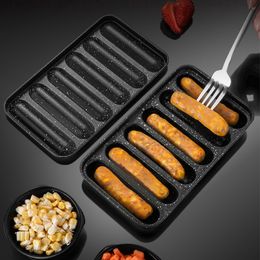Household Sausages Baking Tools Moulds Stainless Steel DIY Children's Ham Hot Dog Making Mould Kitchen Tools