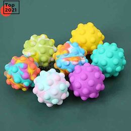Party Favour 3D new silica gel decompression ball venting bubble music