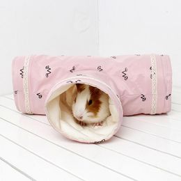 Kleintierbedarf Tunnel Cartoon Hochwertige Hamster Meerschweinchen Haustierprodukte Haus Spielhütte Röhren Bettnest