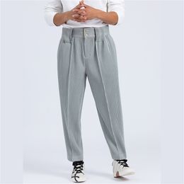 IEFB Abbigliamento da uomo Streetwear giapponese Moda Pantaloni a pieghe Primavera Autunno Cucitura media Pantaloni casual per uomo Harem 9Y4319 210715