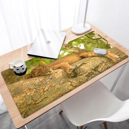 size mouse UK - Mouse Pads & Wrist Rests Gaming Mat Large Mause Pad Customized 900x400x2mm Lion Size Rubber