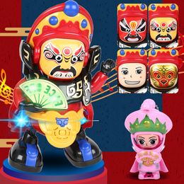 Electronics RobotsFace Changing Dolls Automatic Dancing Robot Electric Baby Toy Childrens Birthday Gift Kids Toys Girls Sichuan