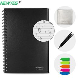 YeS A6 Smart Reusable Notebook Erasable Microwave Heating Waterproof Cloud Storage App Connexion Kids Gift Wire Bound Spiral 210611