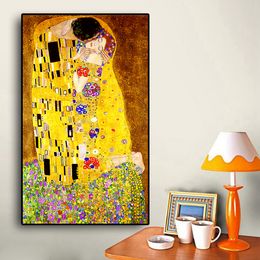 Kiss Home Decor Huge Oil Painting On Canvas Handcrafts /HD Print Wall Art Pictures Customization is acceptable 21052332