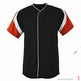 Customise Baseball Jerseys Vintage Blank Logo Stitched Name Number Blue Green Cream Black White Red Mens Womens Kids Youth S-XXXL 1EEE6
