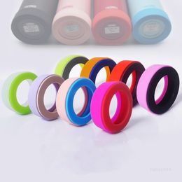 Silica Gel Cup Pad Glass Water Cup Base Pad Insulation Antiskid Mug Holder Tool 6.5cm 16 Colors T500686