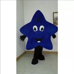 2022 High qualit Blue Star Mascot Costume Halloween Christmas Cartoon Character Outfits Suit Advertising Leaflets Clothings Carnival Unisex Adults Outfit