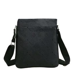 Classic Fashion Men's Messenger Bags Leather Presbyopic Should Cross Body Bag School Bookbag High Quality Backpack Handbags Men Purse 4 Colours
