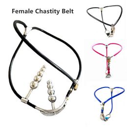 NXYSm bondage Female Chastity Belt Pants With Anal Vagina Plug Invisible Strap On Stainless Steel Device Bondage Sex Toys For Woman 1126