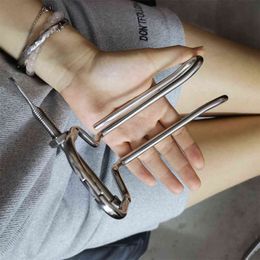 NXY Cockrings Anal sex toys Adjustable Dilator Stainless Steel Anus Vagina Expansions Device Pussy Butt Ass Speculum Extreme Sex Toys For Women Men Gay 1123 1124