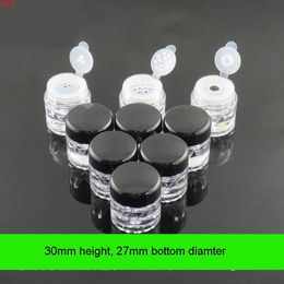 300pcs 3g 3ml Empty Clear Jar Loose Powder Pot Eye Shadow AS Small Stack Container Nail Art Portable Mini Bottles Jarsgood qualty