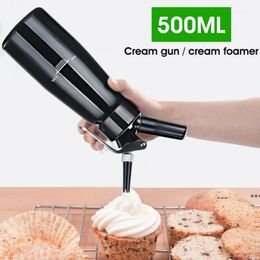 Whipped Cream Dispenser Stainless Steel 500ML Professional Whipper Maker Coffee Fresh Cream Butter Dispenser Whipper Sea Ship RRB10931