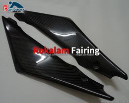 2 x Carbon Fibre Tank Side Covers Panels Fairing For Suzuki GSXR1000 2005 2006 K5 GSXR 1000 Tank Side Cover Panel Motorcycle Parts