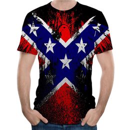 Graffiti Five-pointed Star 3D T shirts Men T-shirts Design Short Sleeve Tshirt Camiseta Summer Casual Tops Tees 210629