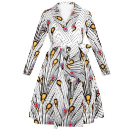 White Woman Dress African Dashiki Long Multiple Ways to Wear Robe Casual Print Women Dresses Ethnic High Waist Sexy Maxi Dress 210524