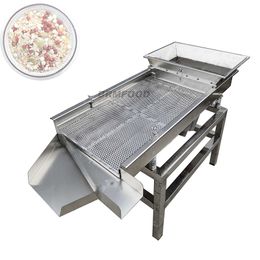 220V Commercial small High Performance Grain Screening Machine Bean Vibration Screener Maker Home stainless steel 120W