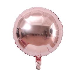 50Pcs 18 Inch Round Balloons Wedding Party Decoration Supplies Aluminium Foil Balloon Birthday Background Layout