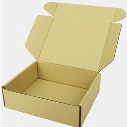 Gift Wrap Multiple Sizes Large Harden Square Cardboard Aircraft Box Brown Mailing Express Transportation Corrugated Packing