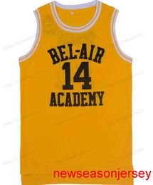 Stitched Will Smith 14 The Fresh Prince of Bel Air Academy Basketball Jersey Men's XS-6XL Custom Any Name Number Basketball Jerseys