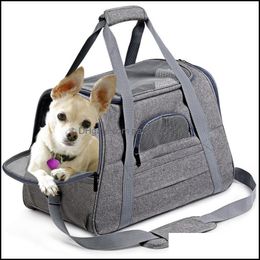 Car Seat Ers Supplies Home & Gardendog Bags Portable Pet Dog Backpack Breathable Cat Carrier Bag Airline Appd Transport Carrying For Cats Sm