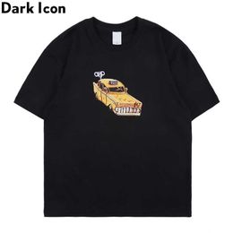 Printed Street Men's T-shirt Short Sleeve Black Cotton Tee Shirts Men Summer Man Clothes 210603