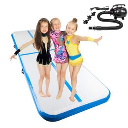 Fast Delivery Inflatable Gymnastics Mat Free Electronic Pump 3M Air Track Mat Jumping Bouncer DWF Tumble Track