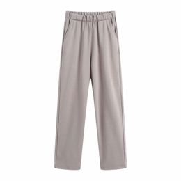Casual Woman Camel Elastic waist Sports Pants Spring Fashion Ladies Soft Straight Trousers Female Chic Jogging 210515