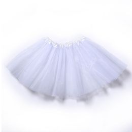 Baby Dancing Tutu Tulle Skirts Pettiskirt Ballet Skirts Princess Dance Party Skirt Dancewear Costume Fluffy Chiffon Dressup Fancy Skirts
