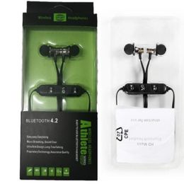 Newest Bluetooth Headphones Magnetic Wireless Running Sport Earphones Headset BT 4.2 with Mic MP3 Earbud For IPhone Smartphones practical