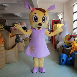 Festival Dress Sika Deer Mascot Costumes Carnival Hallowen Gifts Unisex Adults Fancy Party Games Outfit Holiday Celebration Cartoon Character Outfits