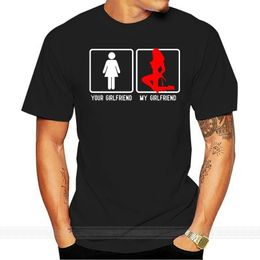 -T-shirts Hommes Fashion Girlfriend BDSM Soumis Sous-esclave Cadeau Cadeau Tshirt Men O Cou Hipster Hipster Hiphop