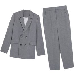 Work Fashion Pant Suits 2 Piece Set for Women Blazer Jacket & Trouser Office Lady Slim Casual Fashion Suit Spring summer 210522