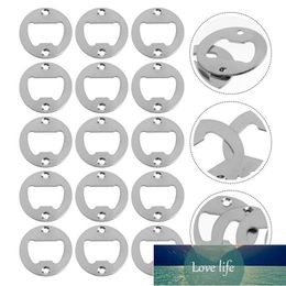 15Pcs Round Metal Strong Polished Bottle Opener Insert Parts Beer Bottle Opener Silver Beer Opener Round Beer Factory price expert design Quality Latest