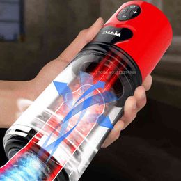 NXY Adult toys Automatic Telescopic Rotation Male Masturbator modes Silicone vagina real pussy adult masturbation Cup sex toys for men 1204