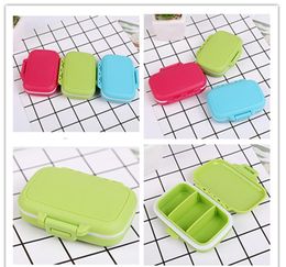 New Emergency box portable first aid kit Travel 3 lattice small Medical Kit Family Mini pill Storage bag wholesale