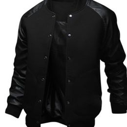 ZOGAA Men Jacket Big Pocket Slim Hip Hop Baseball Coat Casual Long-sleeved Pure Colour Mens Windbreaker s 211214