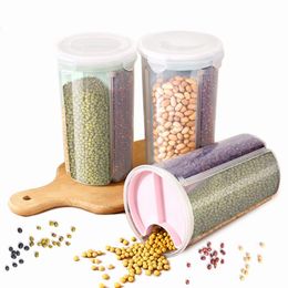Storage Bottles & Jars 4-in-1 Kitchen Organisation Food Grains Boxes Rice Flour Snack Noodle Container Box Seal Tank