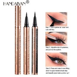 HANDAIYAN 1ml 2 in 1 adhesive eyeliner pen glue liner false eyelash magic self-adhesive black eye-liner