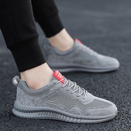 Wholesale 2021 Fashion For Mens Womens Sports Mesh Running Shoes Outdoor Runners Breathable Grey Brown Walking Jogging Sneakers SIZE 39-44 WY19-G265