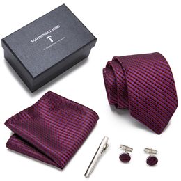 2022 ensemble de cravate de créateur Belle faite à la main 2021 Design De Mariage Présent Cravat Silk Cravate Cravate Cravate Browshipping Accessoires de mariage