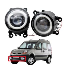 Front Bumper LED Lens Lamp Styling Angel Eye DRL 12v H11 Fog light for Renault Grand Kangoo 2007-2015