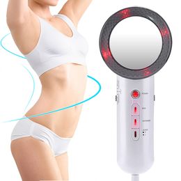 Ultrasound Cavitation EMS Body Slimming Device with Patch Anti Cellulite Galvanic Infrared Face Lifting Fat Burning Massager