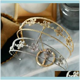 Hair Jewelryhair Clips & Barrettes Simple Princess Clear Crystal Brides Tiara Crowns Headpieces Wedding Headbands Evening Jewellery Bridal Aes