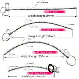 NXYCockrings Male Horse Eye Stick Stainless Steel Penis Urinary PlugUrethra CatheterSex ToyUrethra Stimulate Dilator Masturbation Rod A166 1124