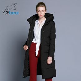 high quality women's winter jacket simple cuff design windproof warm female coats fashion brand parka GWD18150 211011
