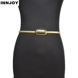 Belts Elastic Stretch Ladies Waist For Dresses Gold Belt Women Fashion Designer Female Gouden Riem