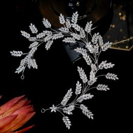 ASNORA Shiny Jewellery Tiaras and Crowns Female Headband Bridal Hair Accessories For Party Wedding A01030 X0625