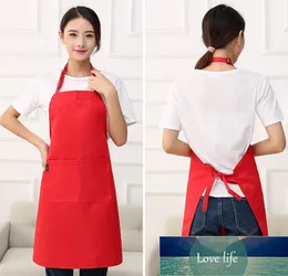 Adjustable Work Apron Chef Cooking Kitchen Apron For Woman man bib unisex Waiter BBQ Hairdresser Work Uniform Factory price expert design Quality Latest Style